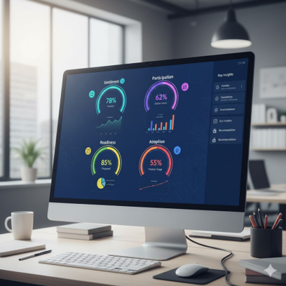 Change analytics dashboard